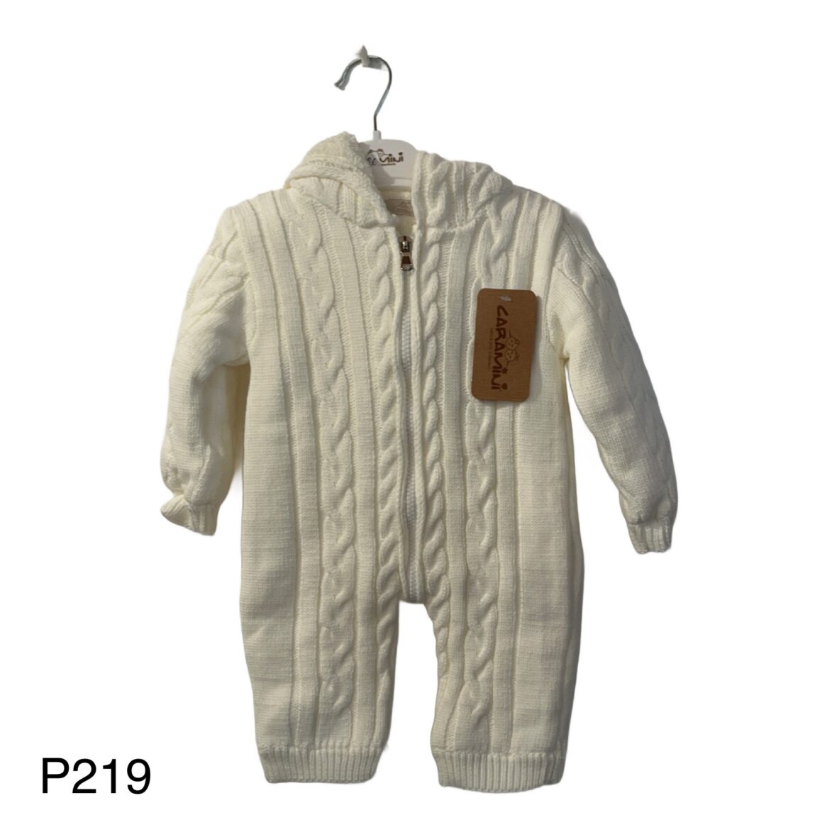 Πλεκτό Ολόσωμο με Φερμουάρ και Γούνα