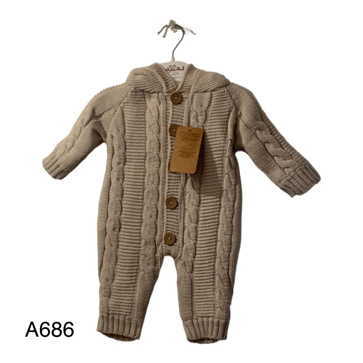 Πλεκτό Ολόσωμο με Γούνα