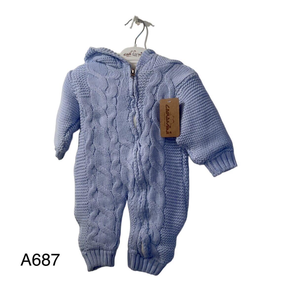 Πλεκτό Ολόσωμο με Γούνα