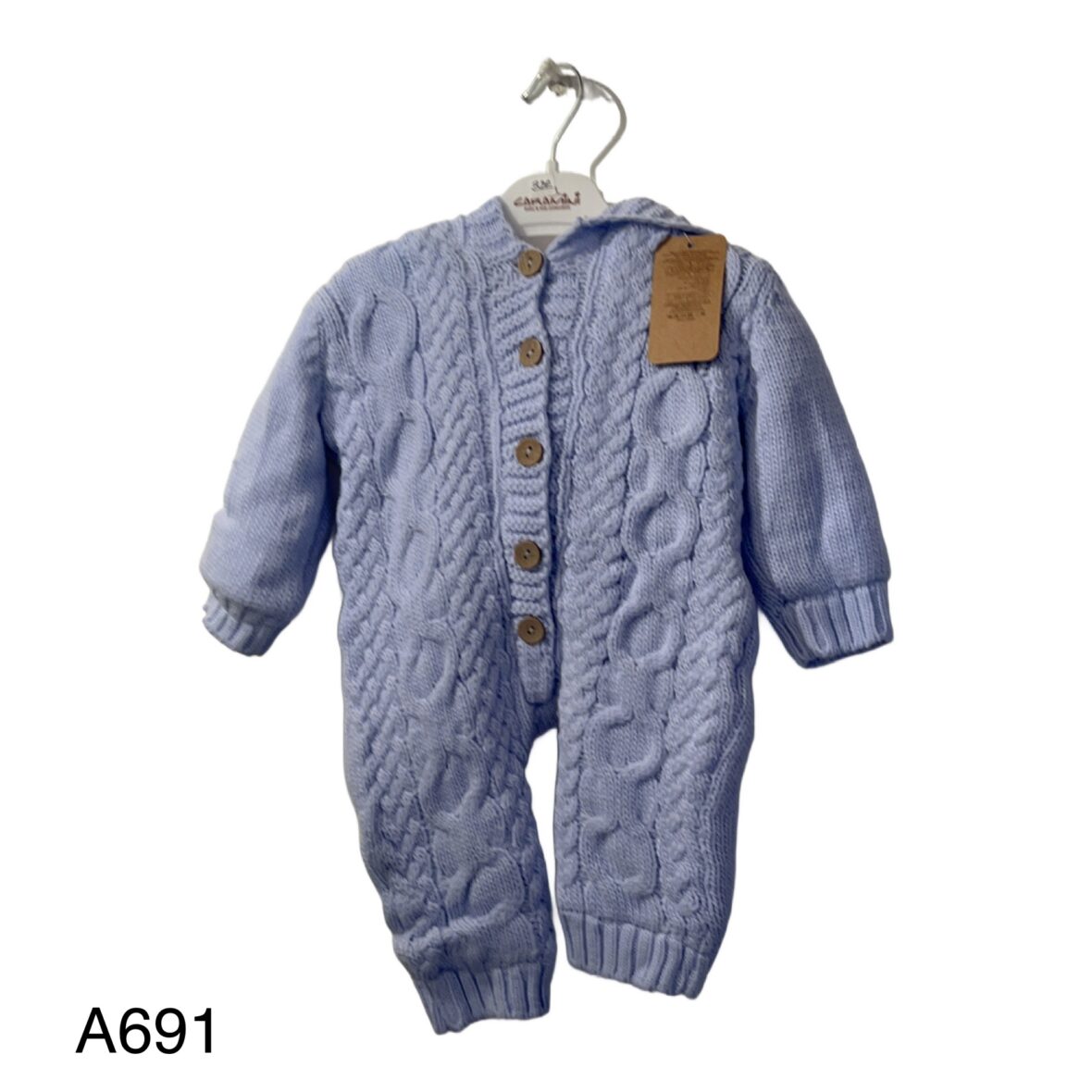 Πλεκτό Ολόσωμο με Γούνα