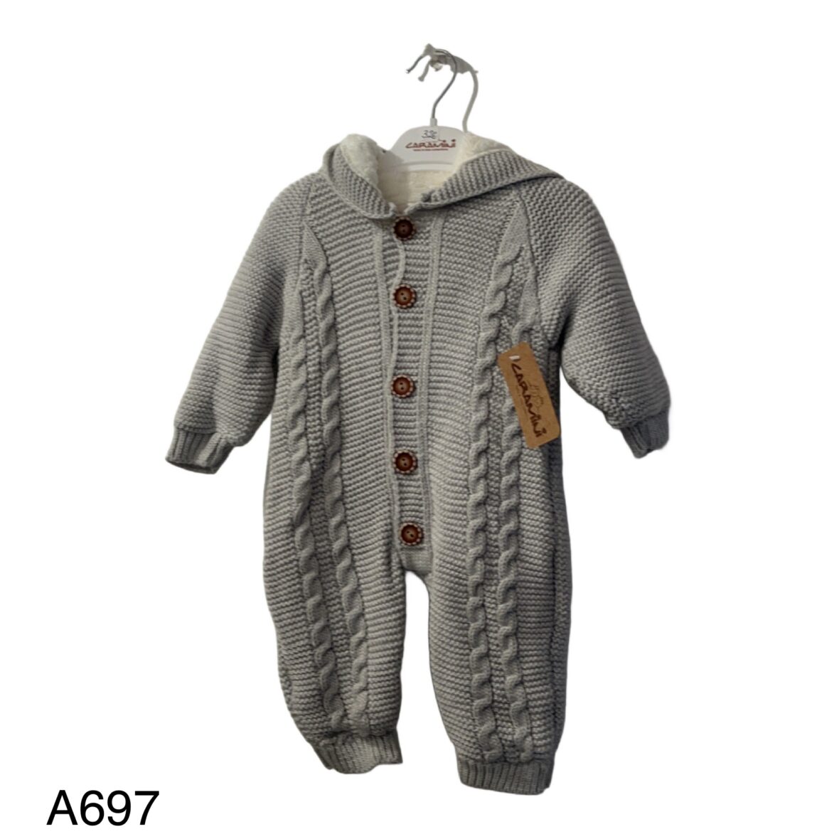 Πλεκτό Ολόσωμο με Γούνα