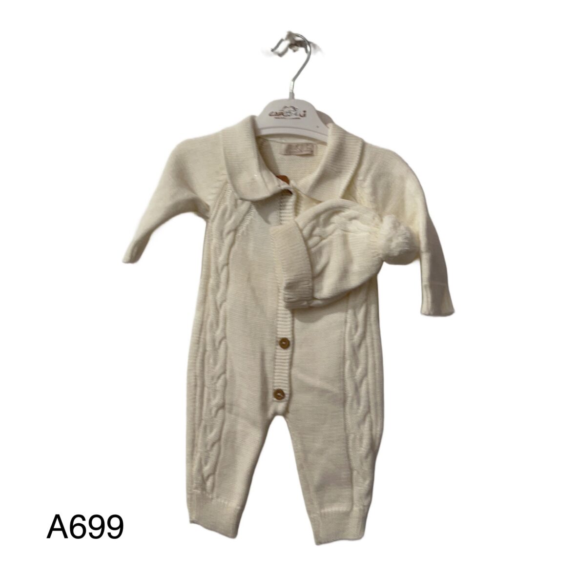 Πλεκτό Ολόσωμο με Σκουφί